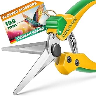 Colibri Long Secateurs – Plant Scissors - SK5 Precision Blade Pruning Shears | Ergonomic Soft-Grip Handle | Compact Forged Garden Snips