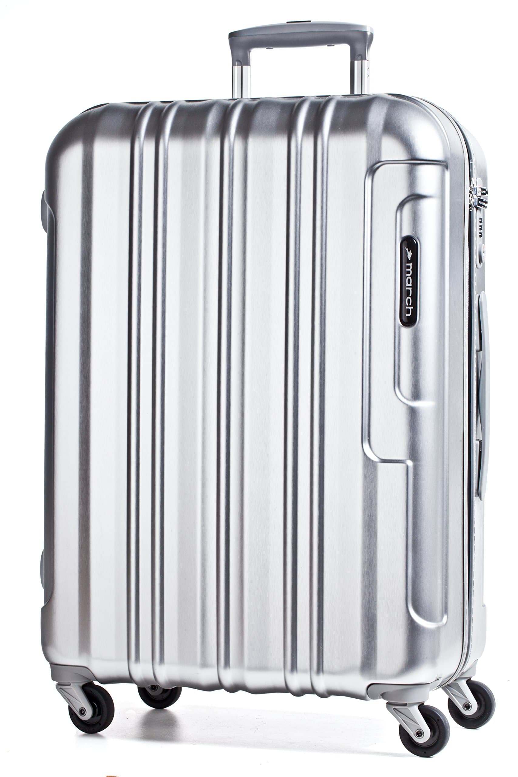 March Cosmopolitan Spinner 77 Silver Brushed Alu