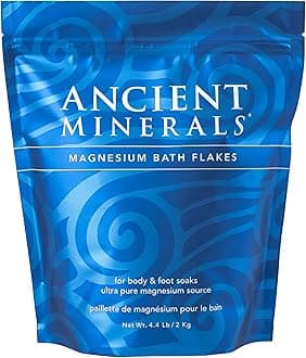 Magnesium Bath Flakes of Pure Genuine Zechstein Chloride - Resealable Magnesium Supplement Bag That Will Outperform Leading Epsom Salts (4.4 lb)