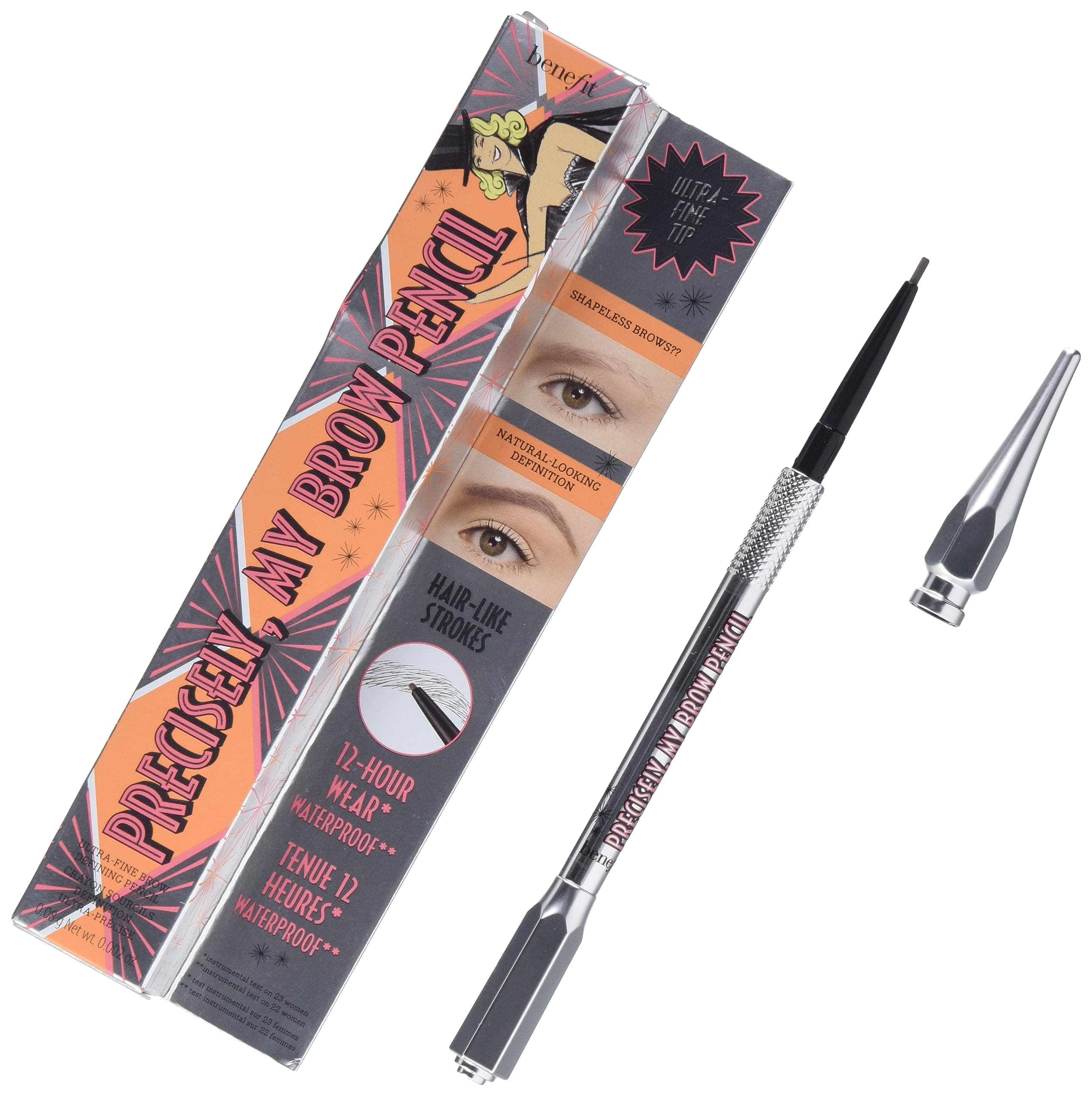 BENEFIT Precisely My Brow Pencil, Neutral Medium Brown, 0.08 gm