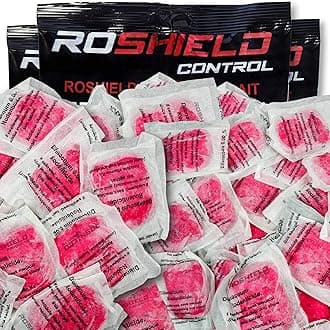 Roshield 60 Mouse Mice Rat Pasta Bait Killer Poison Control Sachet Kit- Fast Acting for Home & Garden Treatment (4 x 150g Pack)