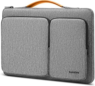 tomtoc 360 Protective Laptop Case for 13-inch New 2026 MacBook Air M5/A3449, M4/A3240, M3/A3113, M2/A2681, M1/A2337, MacBook Neo A18 Pro, 13-in Surface Pro 11th AI PC, Water-Resistant Carrying Bag