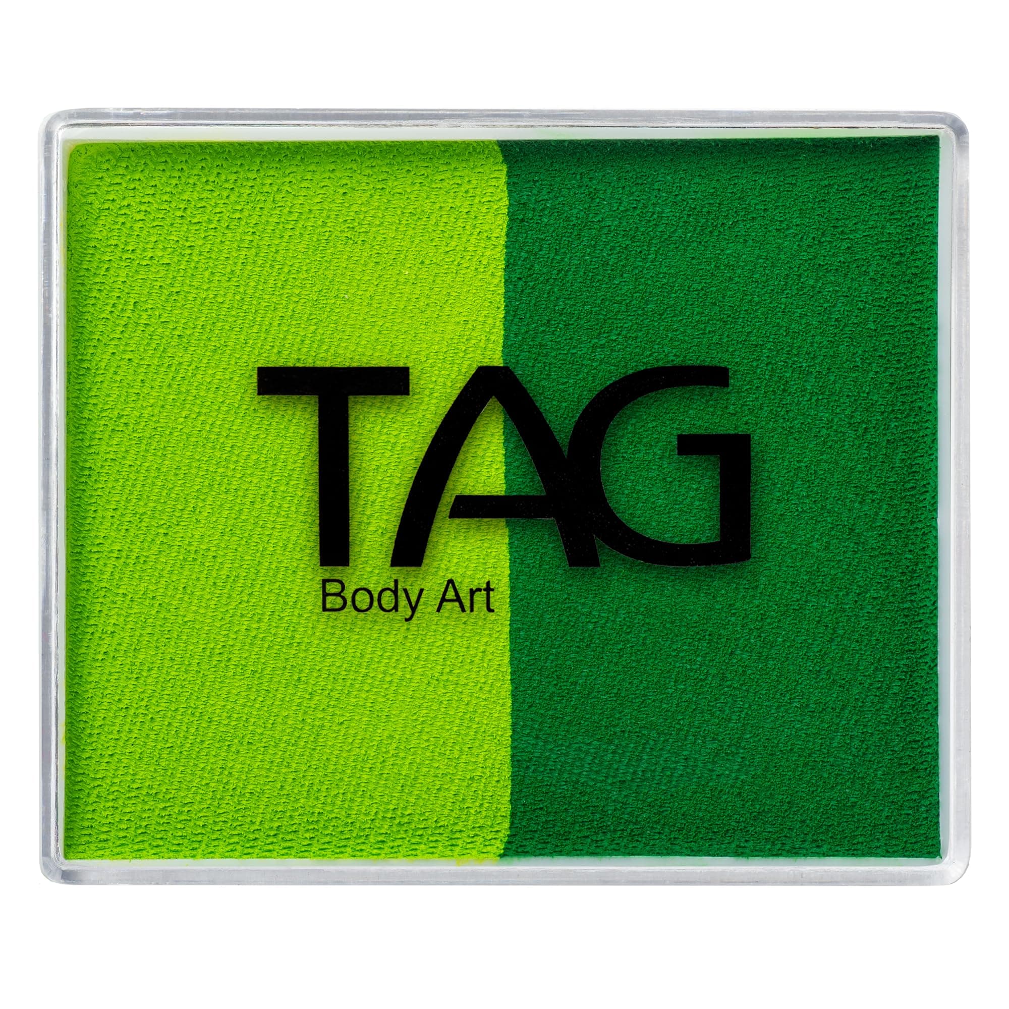 TAG Face and Body Paint - Split Cake 50g (Light Green/Medium Green)
