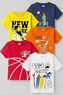 Kuchipoo Boys Half Sleeves Cotton T-Shirt