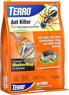 Ant Killer Plus Multi-Purpose Insect Control for Outdoors - Kills Fire Ants, Fleas, Cockroaches, and Other Crawling Insects - 3lb Shaker Bag - T901-6