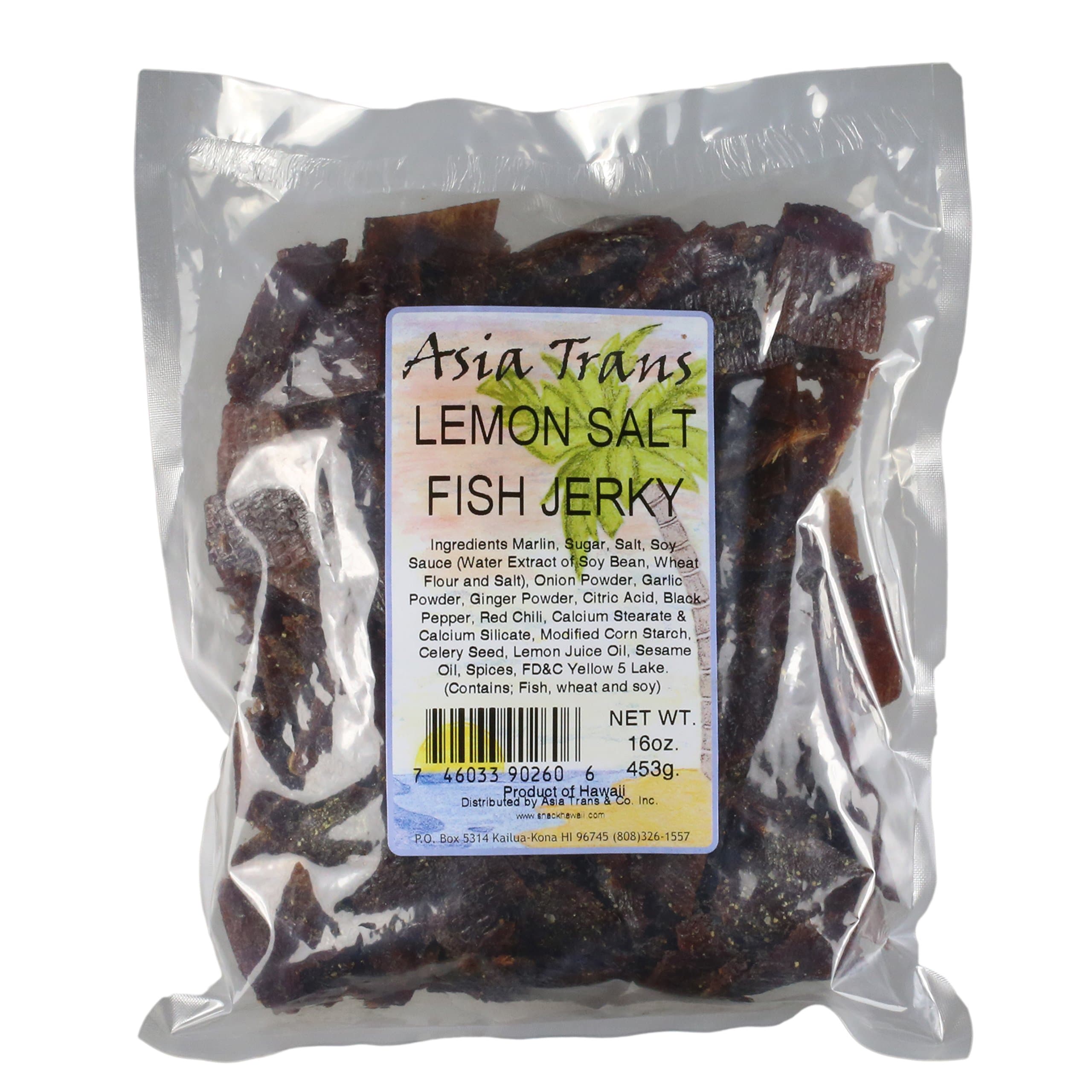 Lemon Salt Marlin Jerky 16 oz BULK