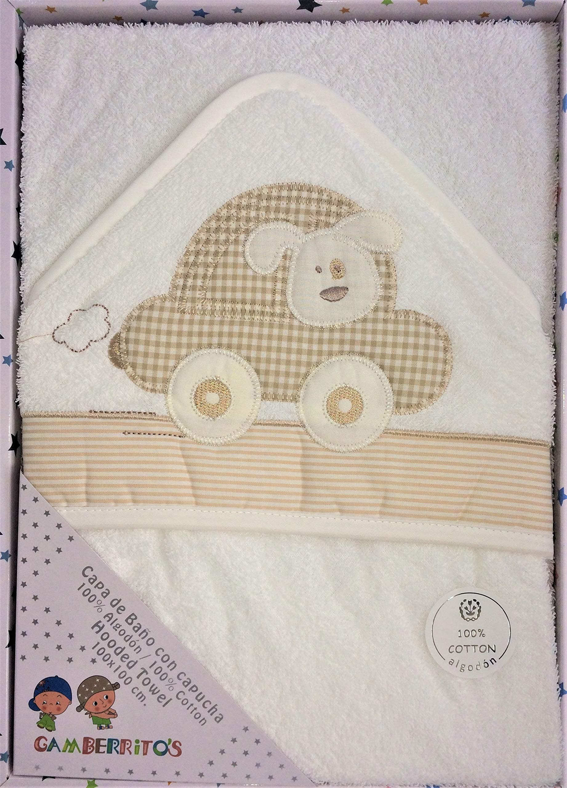 9937b – Bath Cape, 30 x 30 cm, Brown