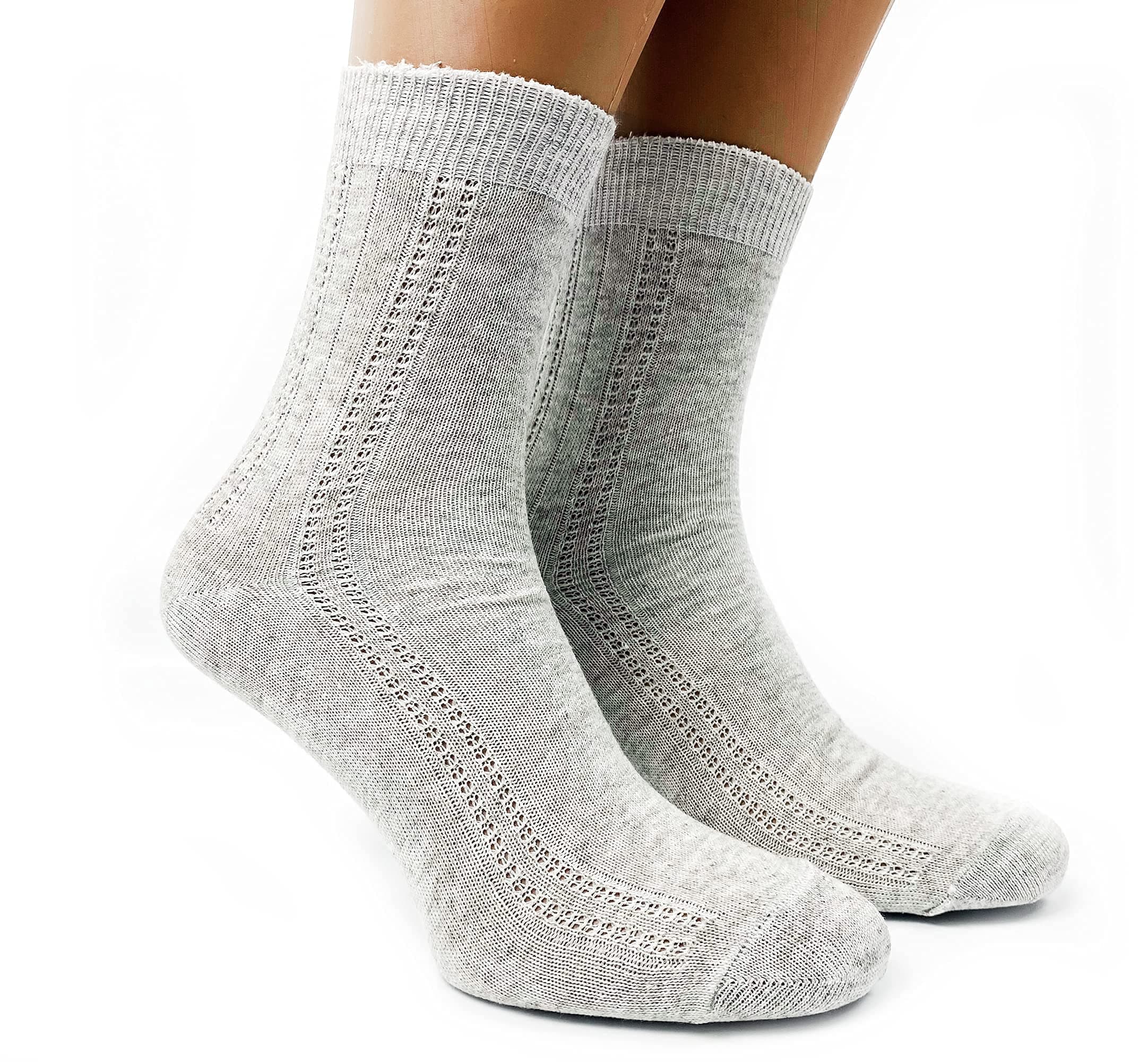 Women's Thin Breathable Organic Linen Socks