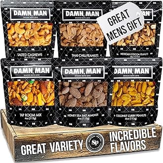 - Gift Baskets for Men – Gourmet Nuts Gift Basket, Birthday Gift for Dad, Husband & Adults, Roasted Snack Box Variety, Easter Gifts for Men