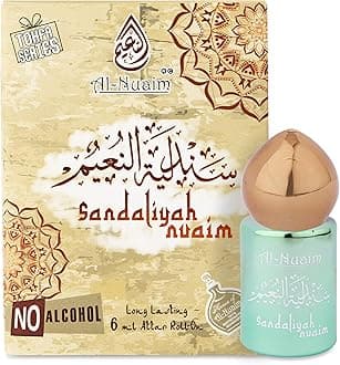 Al-Nuaim Tohfa Series |Sandalya Nuaim |Alcohol Free |Attar Roll On |Luxury Scent with Long Lasting Fragrance Men |6ml