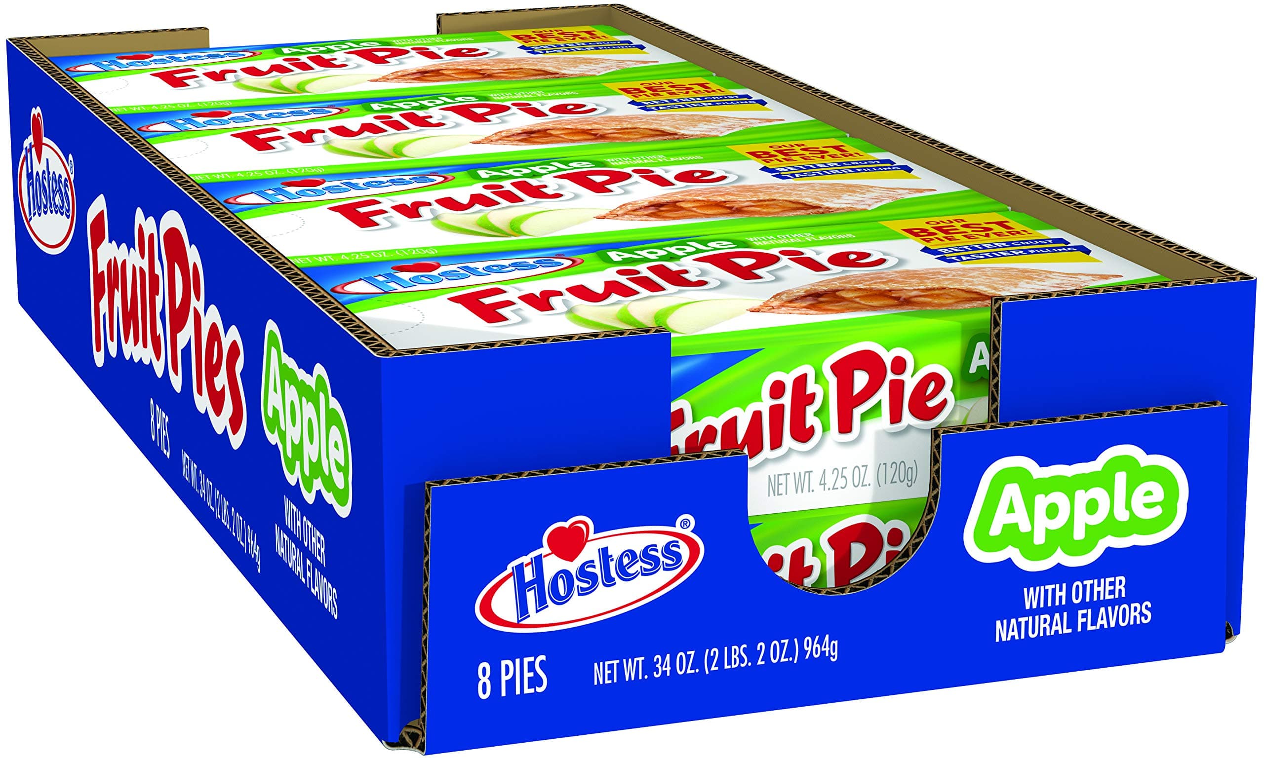Fruit Pie, Apple, 4.25 Ounce, 8 Count