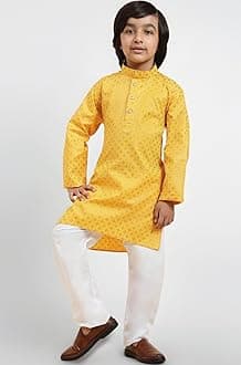 Boy's Cotton Solid s Kurta Pajama For Kid'S Ethnic Wear | Kurta Pajama Set
