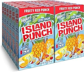 Island Punch, Fruity Red Punch, 10 CT (Pack - 12)
