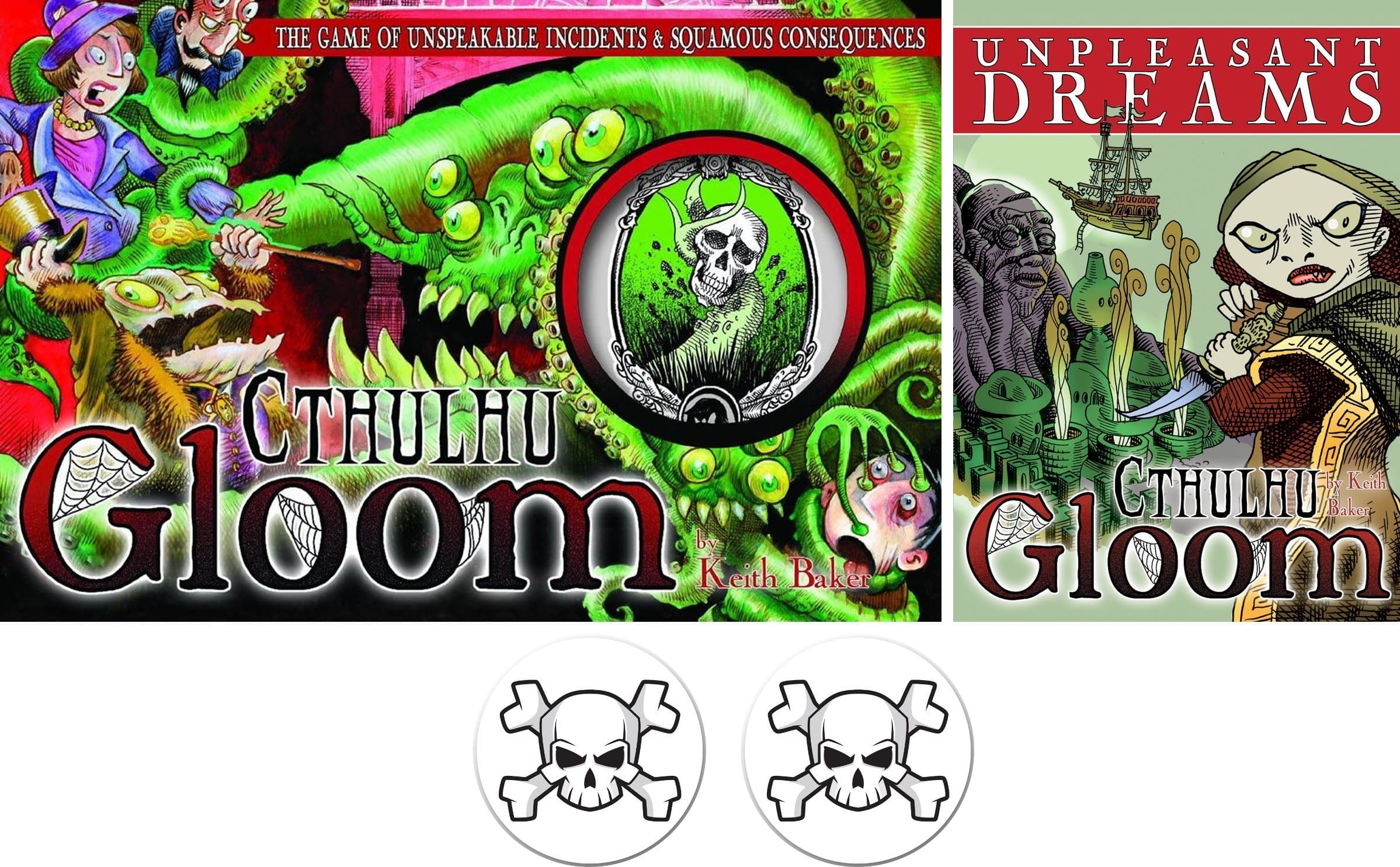 & Unpleasant Dreams Expansion Bundle Plus 2 Skull Buttons