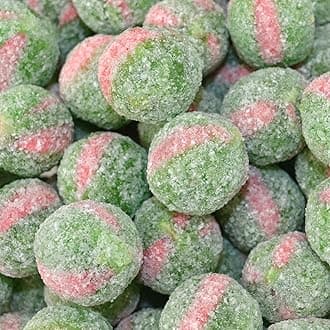 Barnetts - Mega Sour Candy Watermelon 227g - Trendy Sweet Bags - Traditionally Handmade Sweets - Sour Coating Lasts 20 Seconds - Candies for Party Bag, Gift Hamper, or Hamper Box