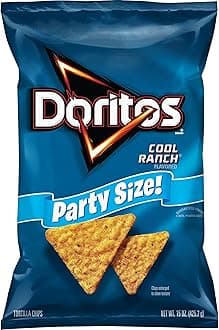 Doritos Cool Ranch Flavored Tortilla Chips, Party Size! (15 Ounce)