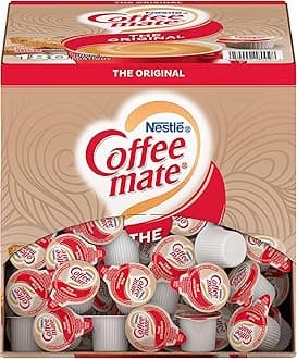 Nestle Coffee Mate Coffee Creamer, Original, Liquid Creamer Singles, Non Dairy, No Refrigeration, Box of 180 Singles