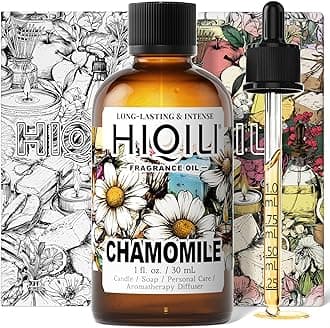 HIQILI Chamomile Fragrance Oil for Candle, Soap Making, Use in Essential Oil Diffusers, Add to Body Lotion, Laundry Dryer Balls - 1 Fl Oz