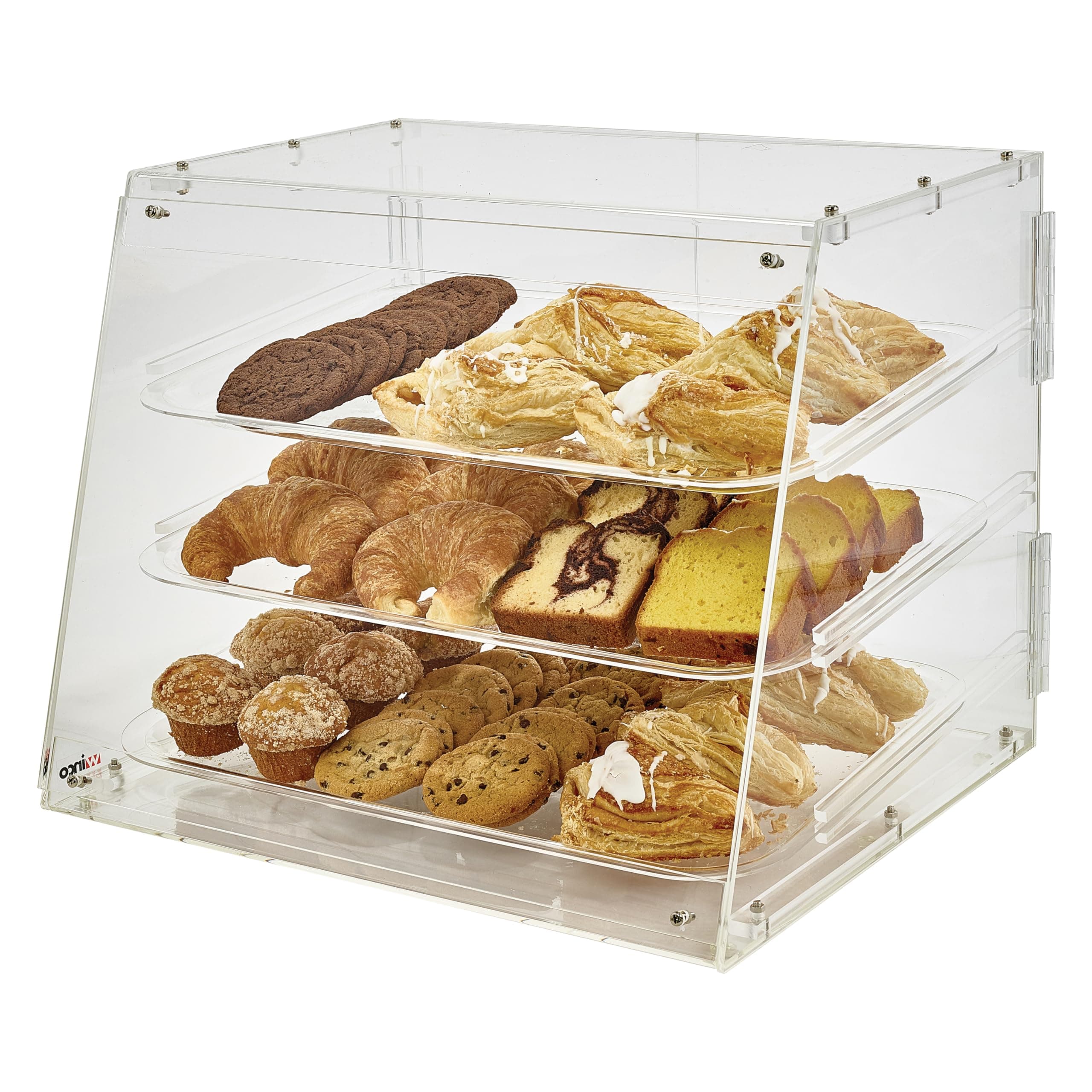 3-Tier Pastry Display Case, Acrylic Medium