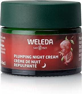 Face Care Plumping Night Cream, Plant Rich Moisturizer with Pomegranate and Maca Root Peptides