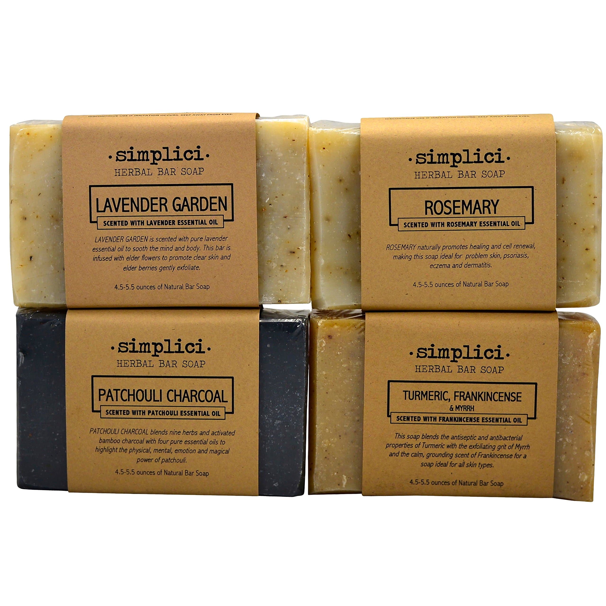 SIMPLICI Powerful Calm bar soap 4-pack