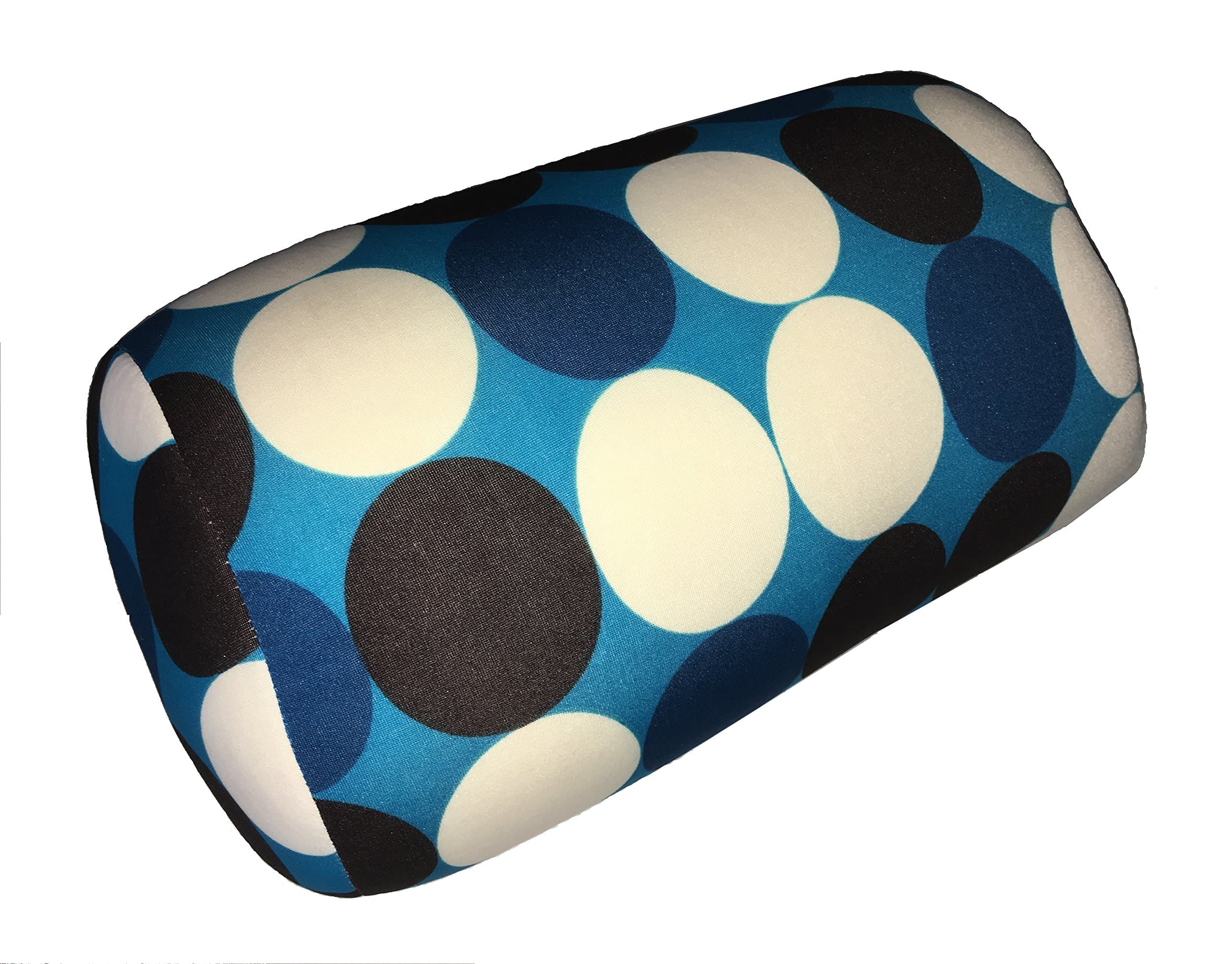 Microbead Bolster Polka Dot Roll Pillow (Cookie Monster)