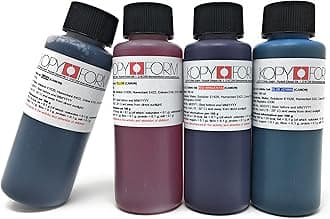 KOPYFORM Edible Ink Refills 4x100ml (Cyan, Magenta, Yellow, Black) for Canon Printers (KOL110)