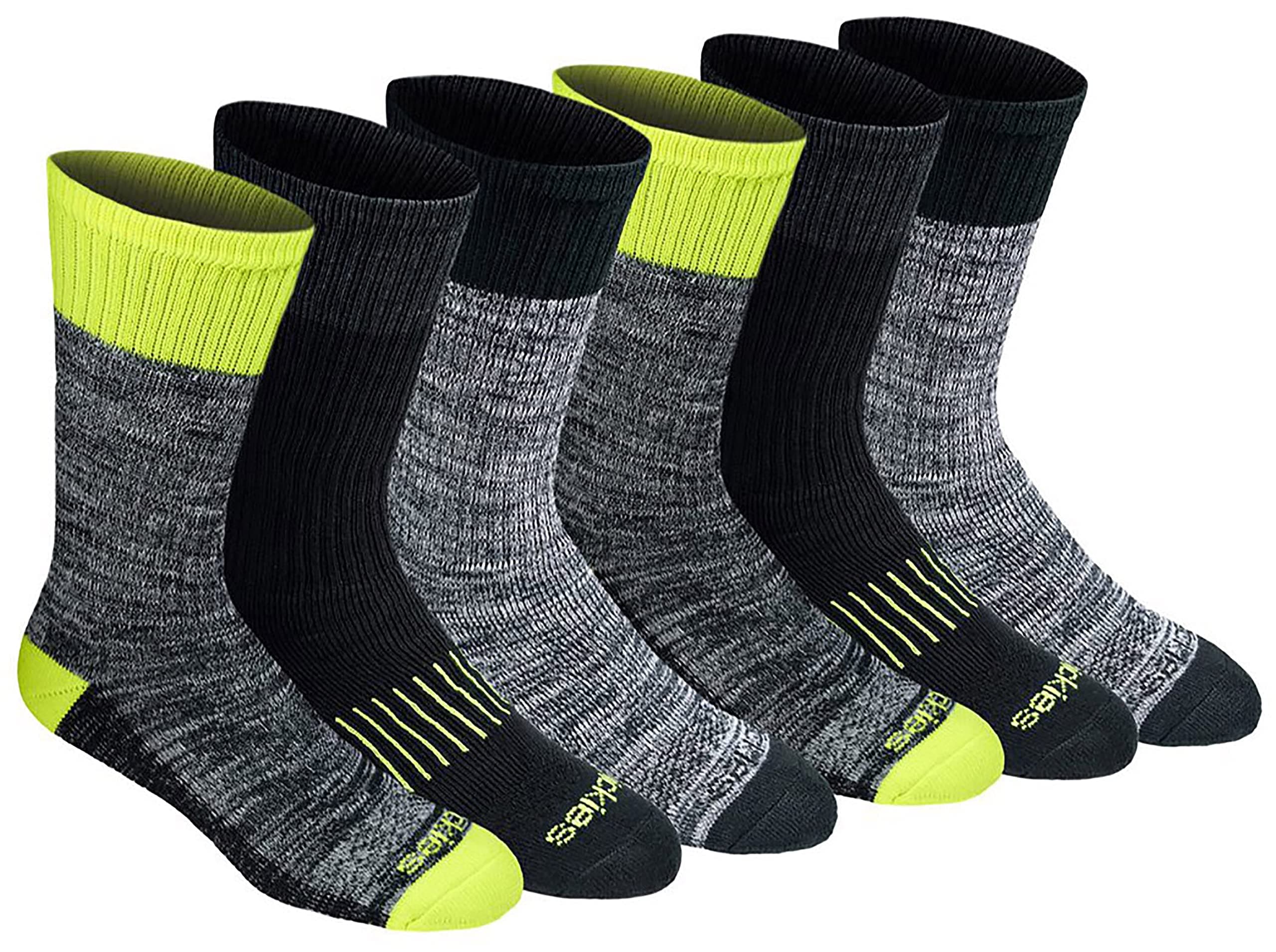 Men's Dri-Tech Original Moisture Control Crew Socks, Available in M-XXL (6, 12, 18 Pairs)