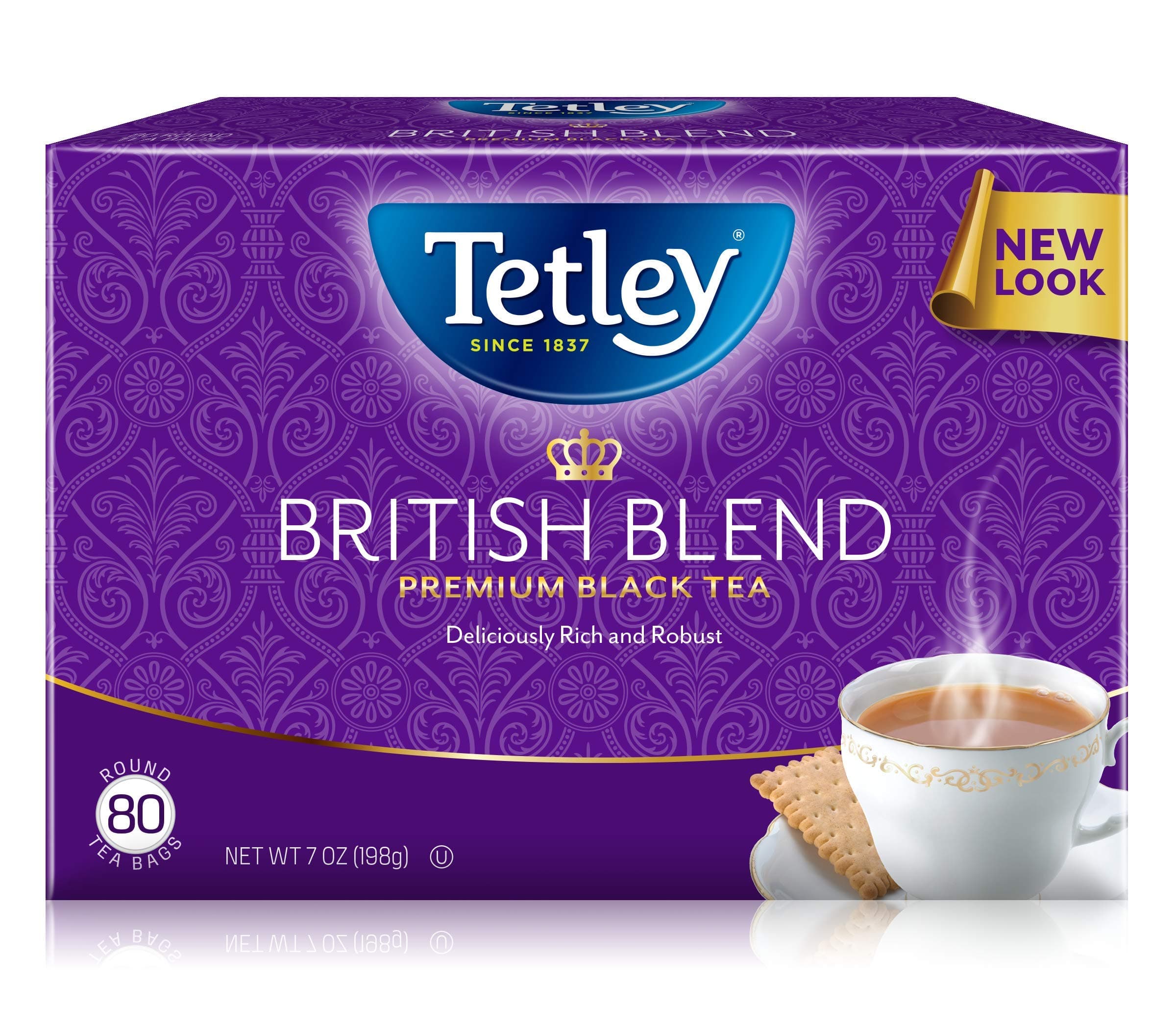 British Blend Premium Black Tea, Regular, 80 Teabags (Pack of 1)
