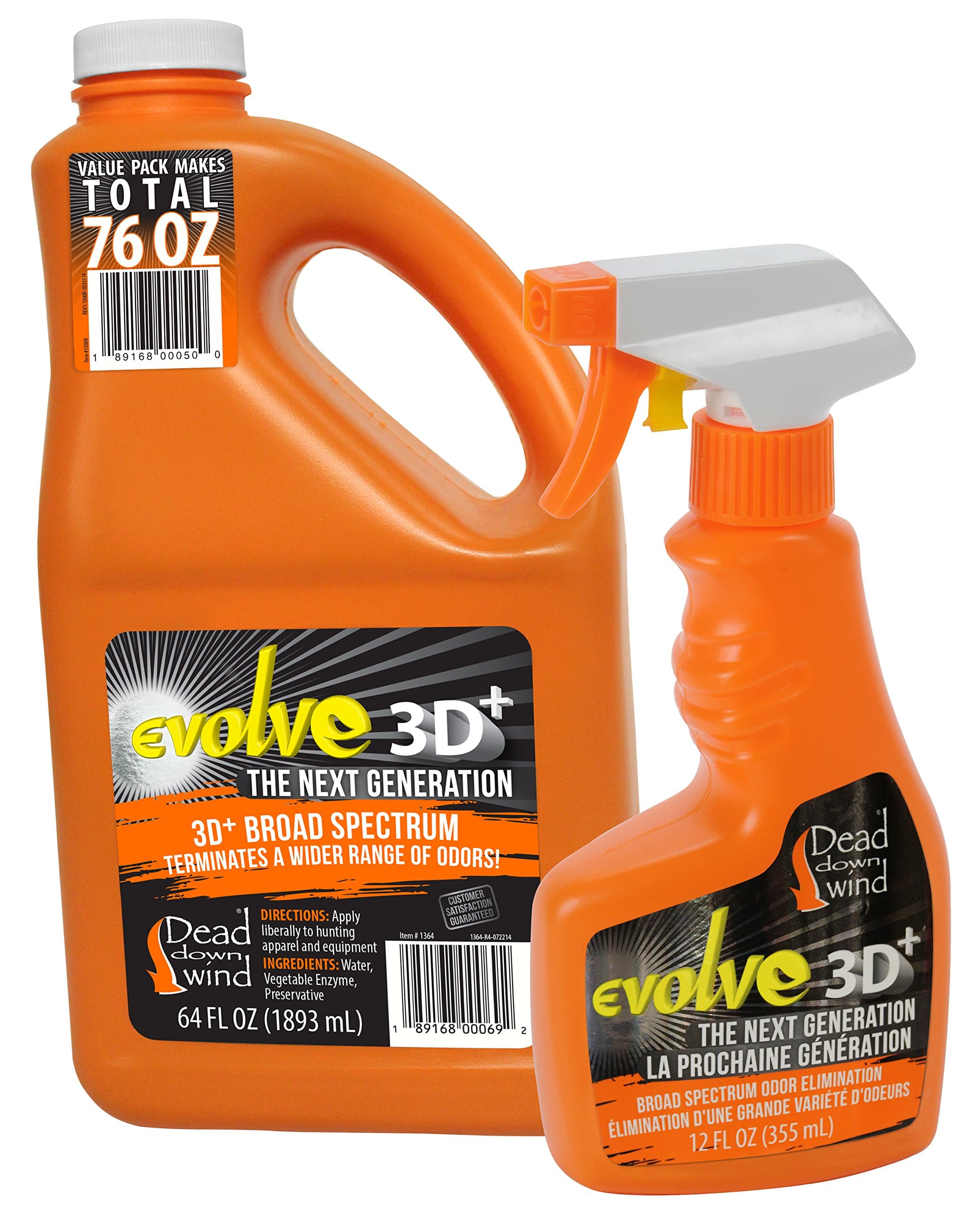 Dead Down Wind Field Spray 64 Ounce with 12 Ounce Sprayer