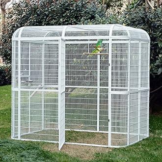 Parrot Cages for Large Birds Outdoor Extra Large Bird Cage with Bird Cage and Perch Suitable for Macaws Canaries Parrots Budgie Lovebirds