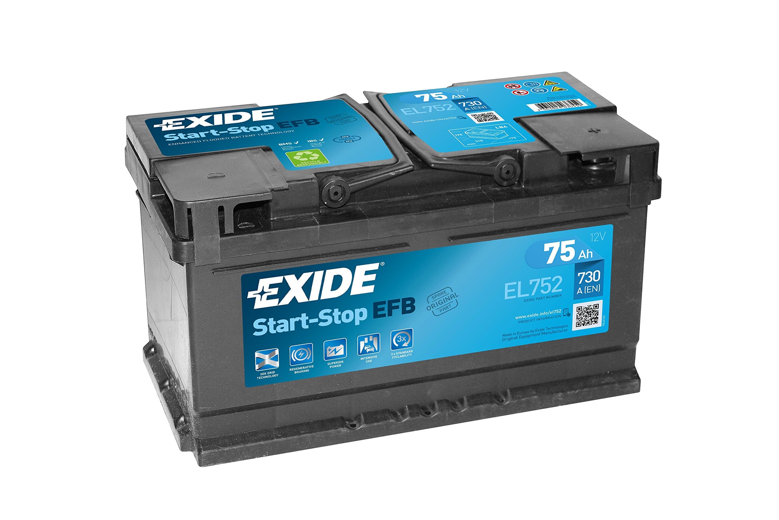 110 EFB Car Battery 75Ah EL752