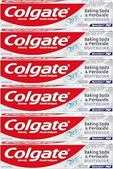 Colgate Baking Soda and Peroxide Whitening Toothpaste - 8 ounce (6 Pack)