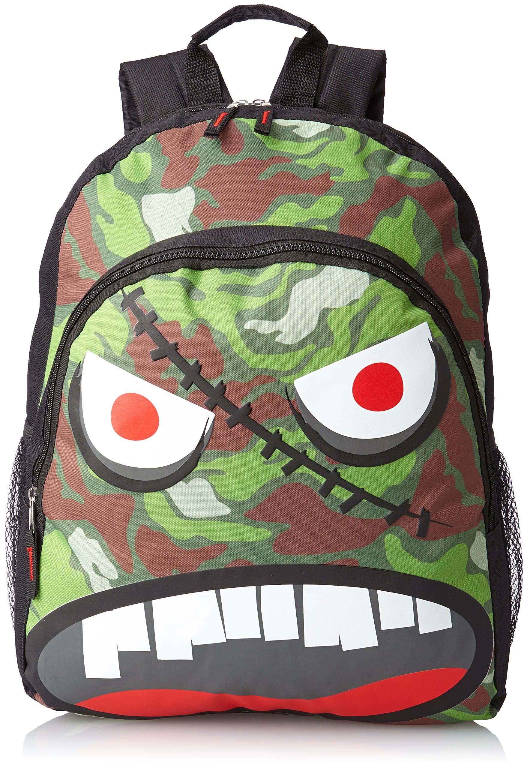 Mystic Apparel Monster Backpack, Camo, One Size