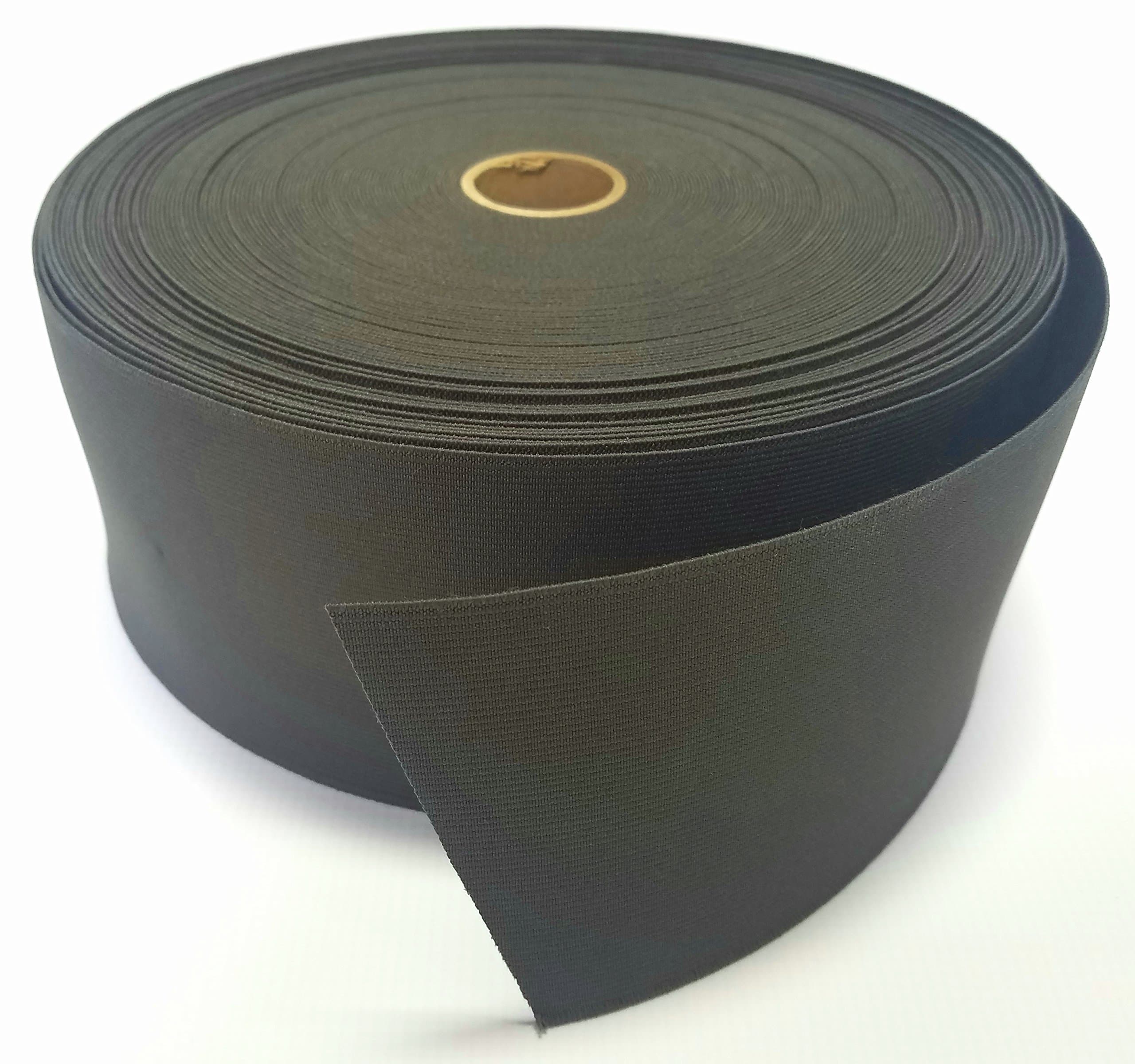 1 Yard - MIL SPEC 4" Elastic Webbing/MOLLE Webbing - OD (Olive) Green