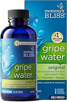 Mommy's Bliss Gripe Water, Liquid, 4-ounce bottle