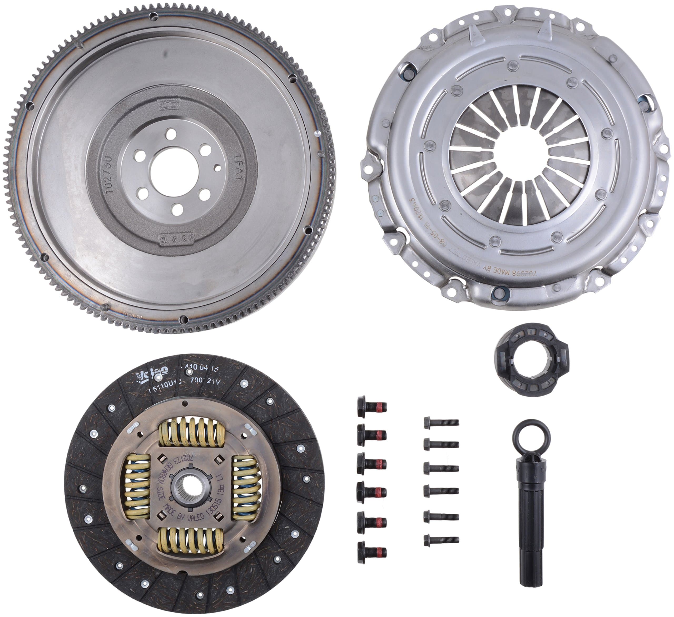 Valeo 52285616 Solid Flywheel Clutch Conversion Kit Compatible with Select Volkswagen Jetta, Golf, Beetle, and Rabbit Models