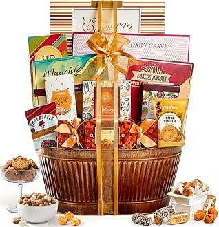 Broadway Basketeers Chocolate Food Gift Basket Snack Gifts for Women, Men, Families, College, Appreciation, Thank You, Valentines Day, Corporate, Get Well Soon, Care Package