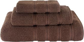 American Soft Linen 3 Piece, 100% Genuine Turkish Cotton Premium & Luxury Towels Bathroom Sets, 1 Bath Towel 27x54 inch, 1 Hand Towel 16x28 inch & 1 Washcloth 13x13 inch Chocolate Brown