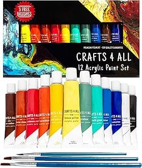 Acrylic Paint Set - 12 Pack