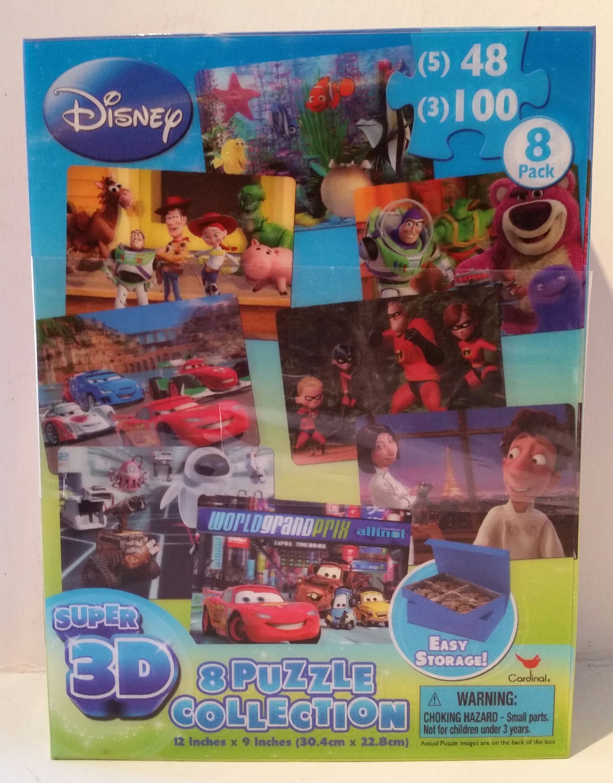 Disney/Pixar Super 3D 8 Puzzle Collection