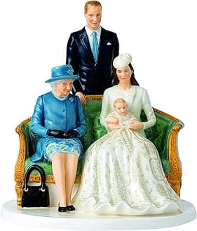 Her Majesty A Royal Christening Figurine, 9.6"