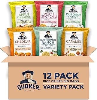 Rice Crisps, 6 Flavor Variety Pack, 12 Count