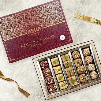 Baklava Assorted Sweets 500 Gram | Premium Sweets Perfect For Gifting And Snacking | Turkish Delight Made With Fresh Ingredients