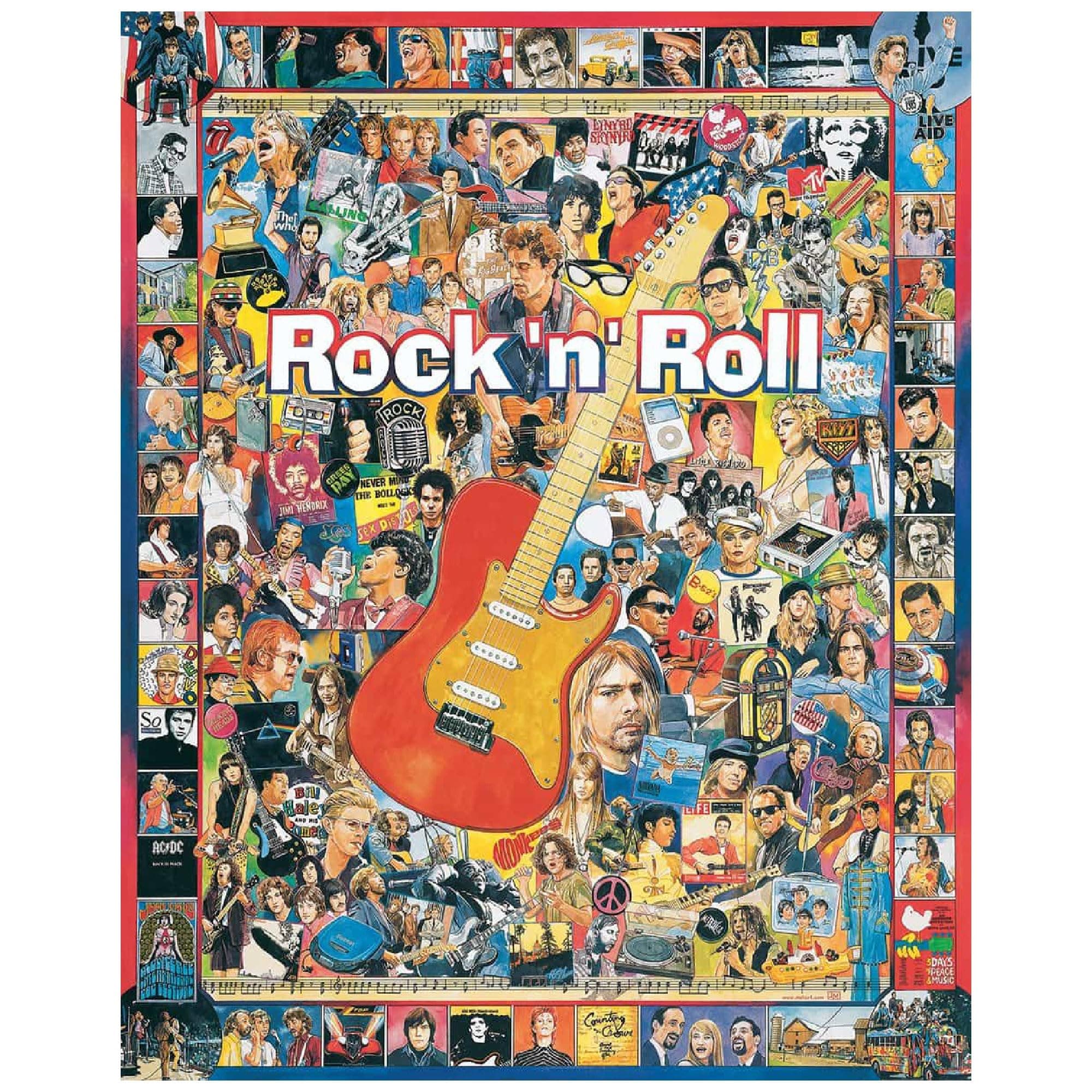 Rock 'N Roll 1000 Piece Jigsaw Puzzle