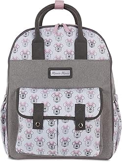 DisneyBaby Diaper Bag, Minnie Mouse Double Handle, Backpack