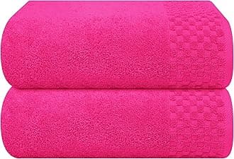 MyOwn MALLONI Home Cotton 2-Pack Oversized Bath Towel Set 70 x 140 cm, Large Bath Towels, Ultra Absorbent, Compact, Quick Drying and Lightweight, Hot