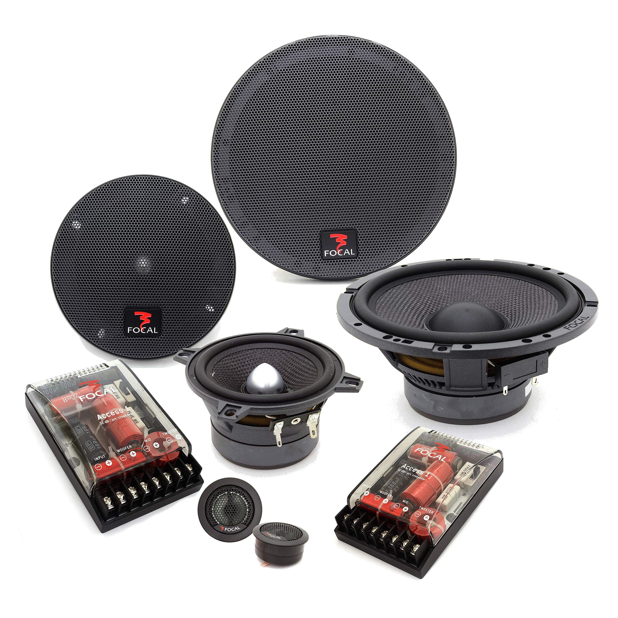 Access 165 A3 6.5-Inch 3-Way Component Speaker Kit
