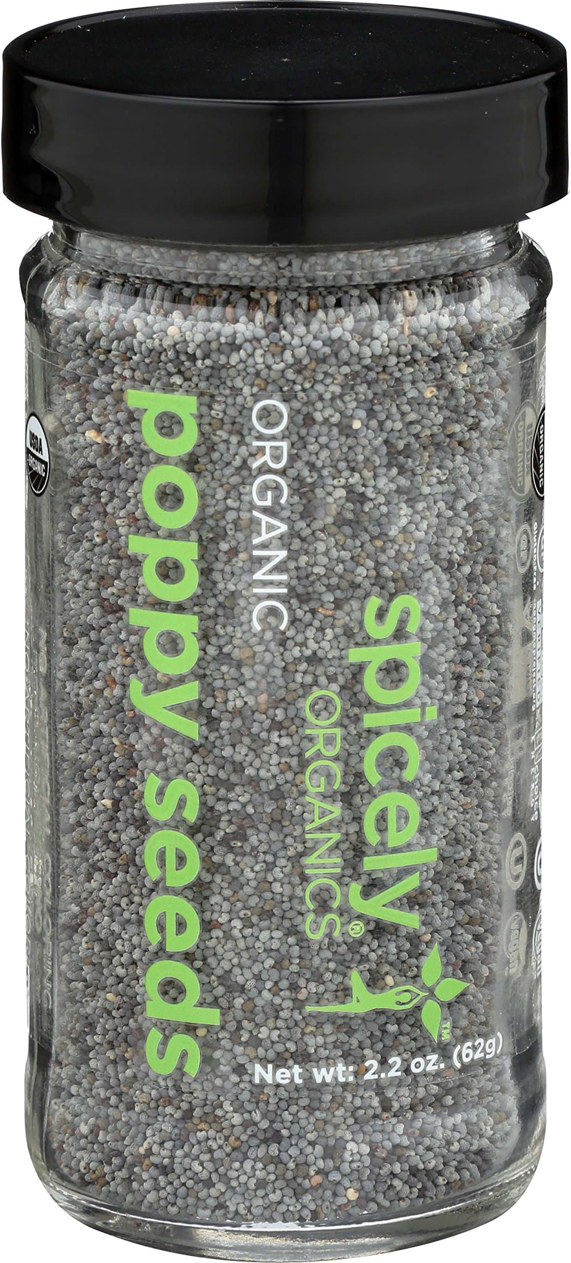 Organic Jar Poppy Seed, 2.2 OZ