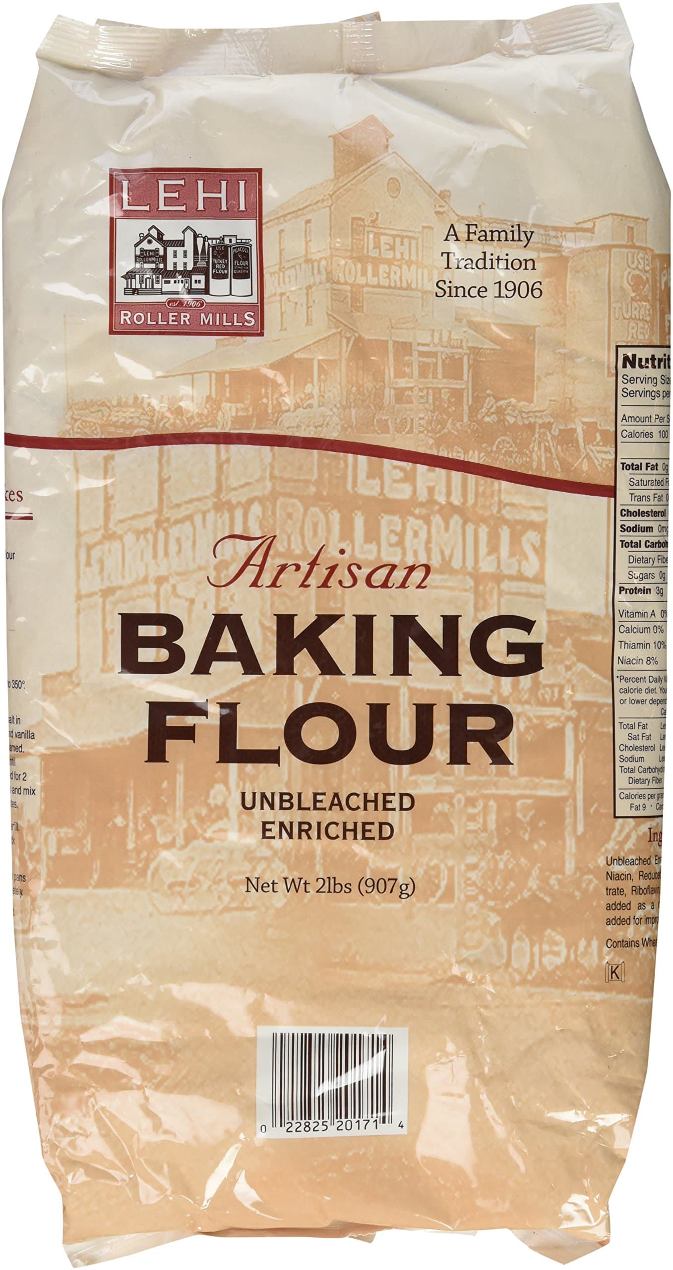 Lehi Roller Mills Artisan Baking Flour 2 Lbs (Pack of 2)